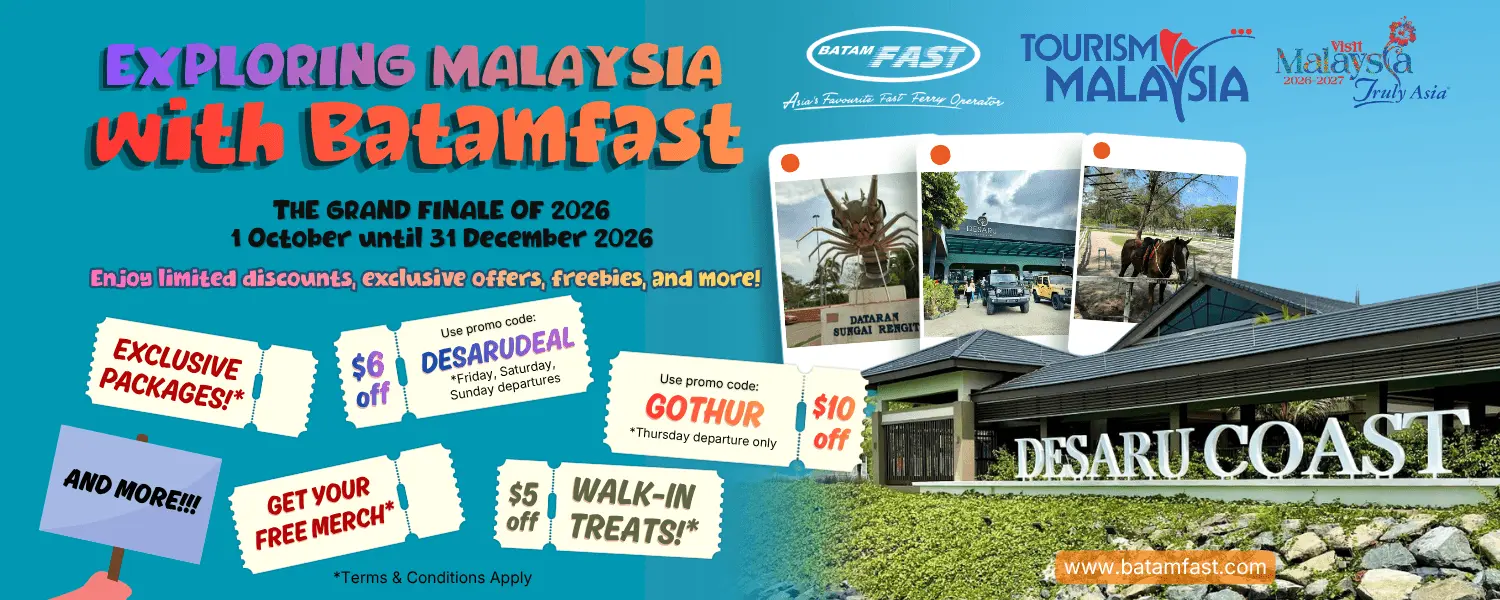 Explore Desaru with BatamFast: Enjoy Exclusive Ferry Discounts 