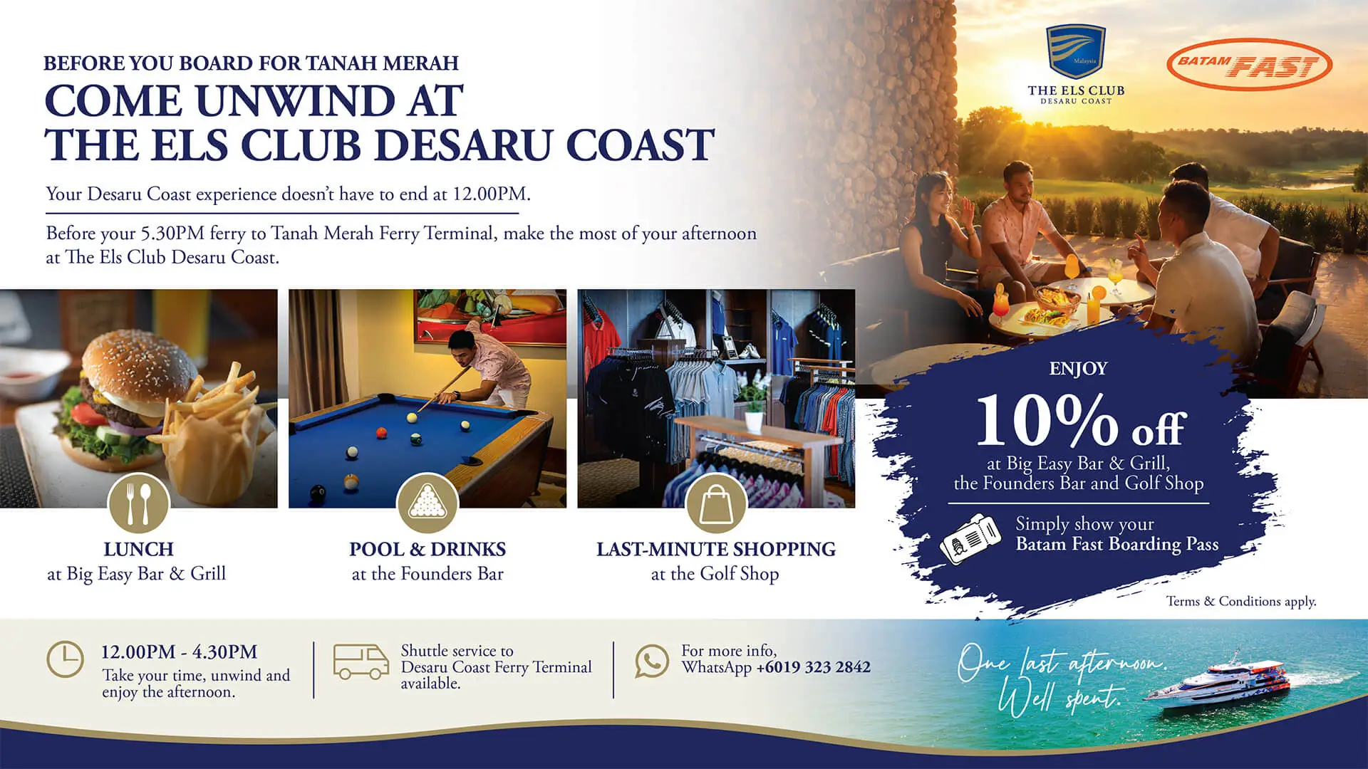 Make More of Your Desaru Trip with BatamFast and The Els Club Desaru Coast 